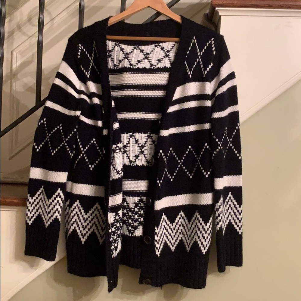 Open sweater